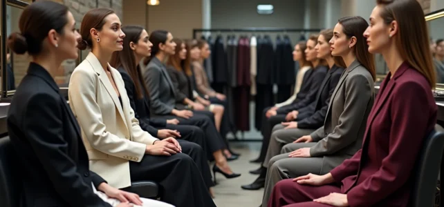 Combien de mannequins participent en moyenne à un défilé de mode ?